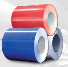 750m m - 1250m m Z60 a las bobinas de acero prepintadas rojas/azules del galvanizado Z27 del color