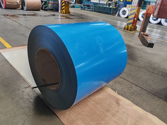 comprar Bobina de acero prepintado de color de 1250 mm con recubrimiento de PE / SMP / HDP / PVDF y pintura superior de 10-25 µm para aplicaciones de techos y paneles online manufacture