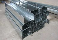JIS G3101, SS400 Pre galvanizado / Hot Dipped galvanizado c canal de productos de acero templado
