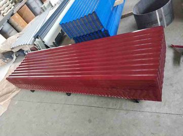 comprar El color cubrió el apartadero acanalado del metal artesona/las hojas de acero acanaladas del tejado online manufacture