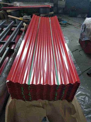comprar Hojas para techos de acero corrugado Galvalume recubiertas de color de alta dureza para paneles de pared y techo duraderos online manufacture