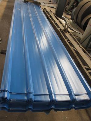 comprar JIS G3322 CGLCC ASTM A792 Hojas de techo de acero corrugado prepintadas 1500 ∼ 3800 mm Largura para techos y revestimientos de paredes online manufacture