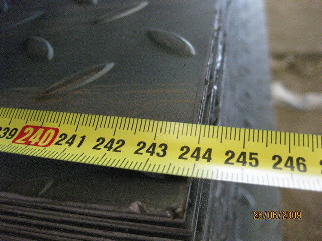 2348mm SPHC / ASTM A36 / SAE 1006 enrollada a cuadros acero placa caliente, 1.5-40,0 MM de espesor