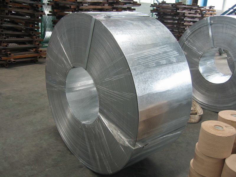 Bandas de acero galvanizado y sumergido en caliente G40-G90 cromadas y engrasadas ASTM A653 JIS G3302