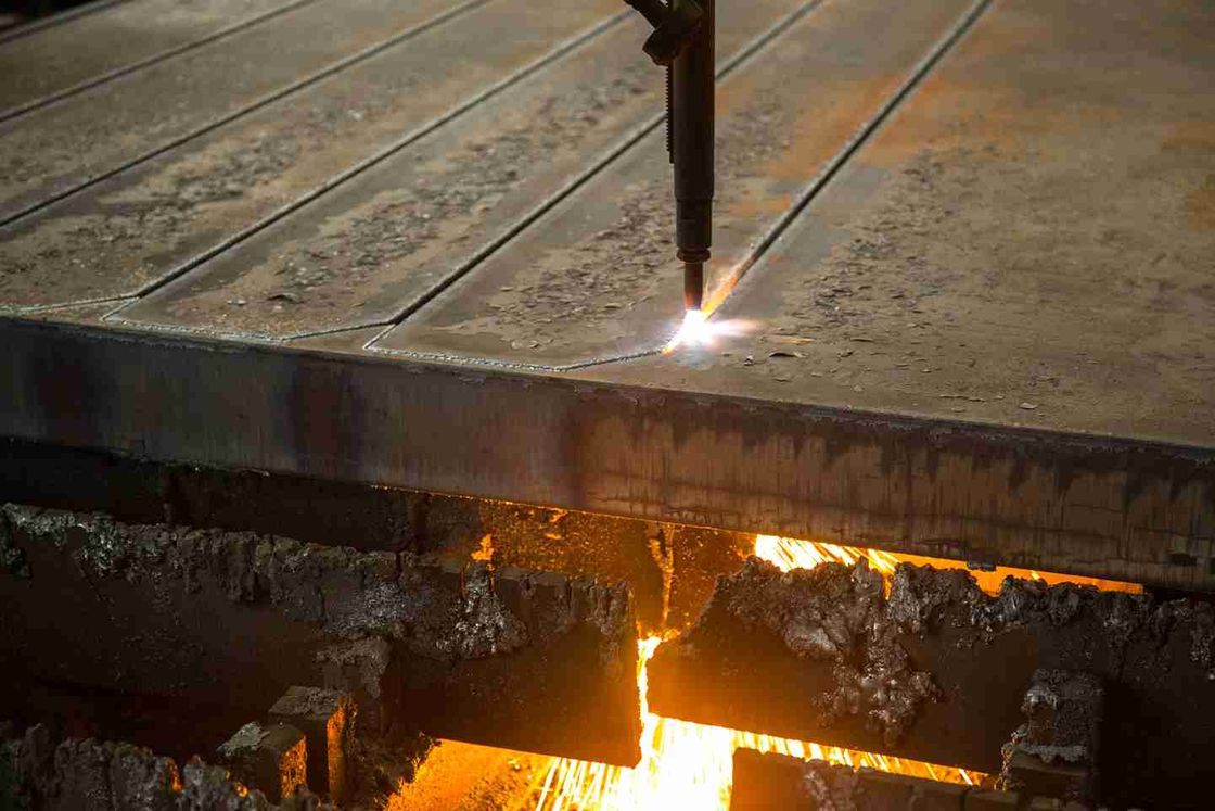 Cortar con láser de alta precisión Partes de placas de acero para máquinas de corte de metales y equipos industriales