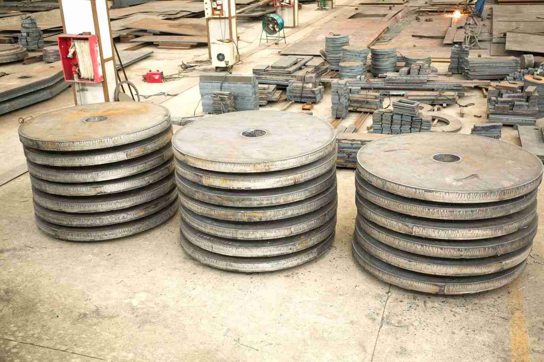 Cortar con láser de alta precisión Partes de placas de acero para máquinas de corte de metales y equipos industriales