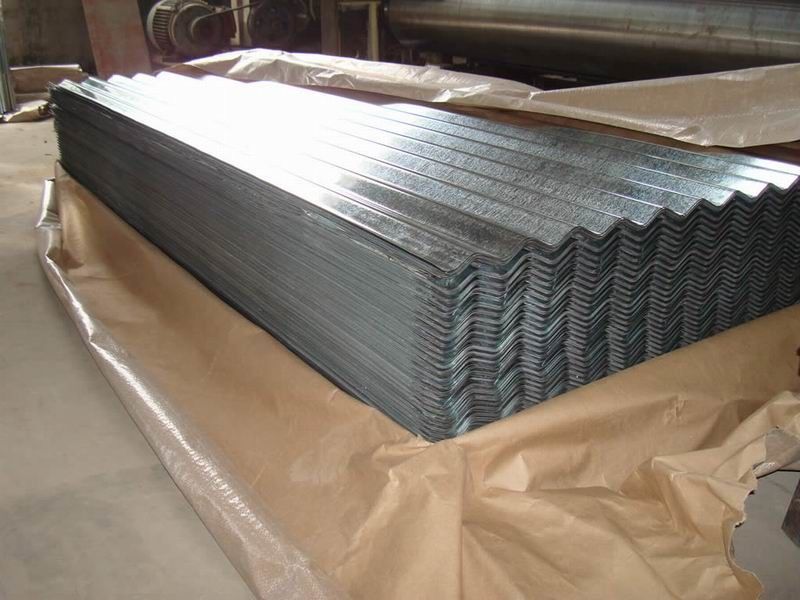 AS 1397 G550 Hoja de techo galvanizado corrugado con perfil de onda de 76 mm y recubrimiento de zinc de 40 ‰ 275 g/m2