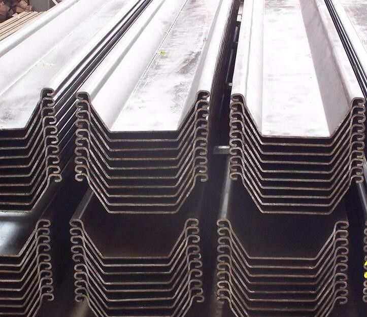 Pilas de chapa de acero laminada en frío tipo U EN10249-1 EN10249-2 para construcción de puertos y barreras