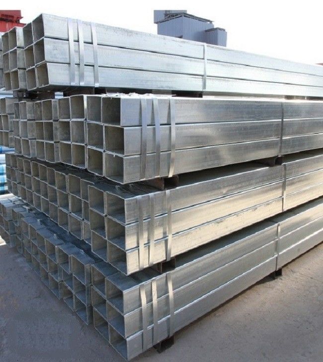 Q195 Q215 Q235 Tubos de acero soldados de ERW galvanizados y revestidos con aceite para aplicaciones estructurales