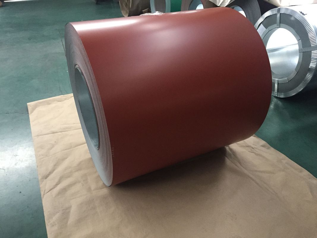 Bobina de acero recubierta de color EN 10169 DX51D+Z de 0,12 a 1,20 mm, 700 a 1250 mm para paneles de construcción y techos