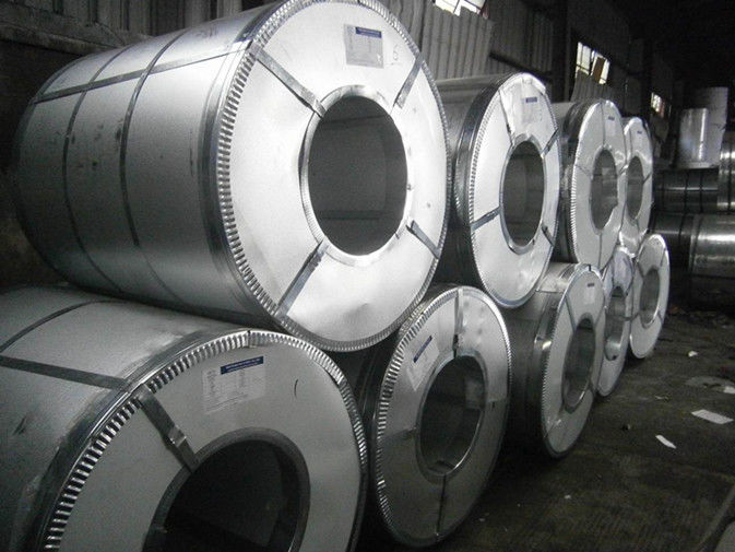 DX53D bobina de acero galvanizado sumergido en caliente con espangles regulares para el procesamiento de placas de contenedores y chapas industriales