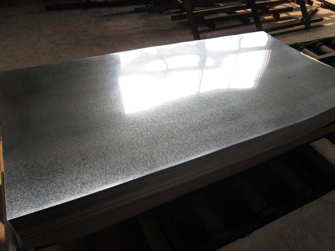 Lámina de acero galvanizado en caliente SGCC de gran brillo Z40-Z275 de 0,15-3,8 mm JIS G3302 para conformado de tuberías y aplicaciones estructurales