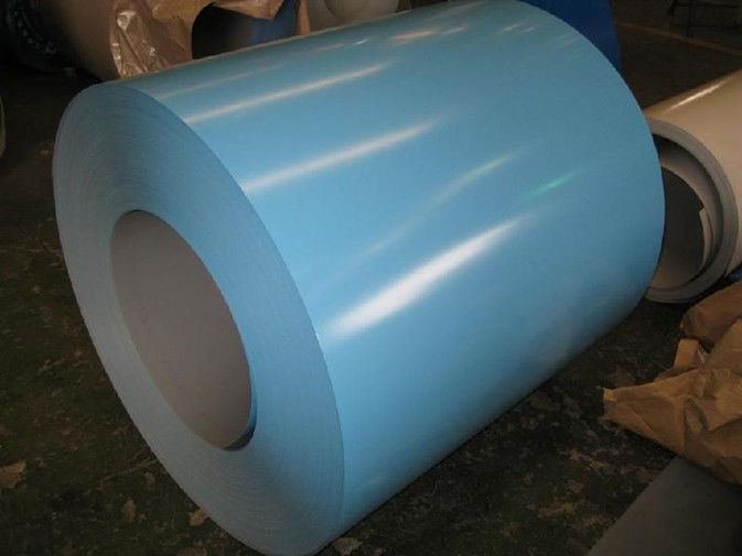 JIS Soft Commercial / Lock Forming PPGL Coil con recubrimiento AZ30 ∼ AZ150 para paneles de construcción y láminas de techo
