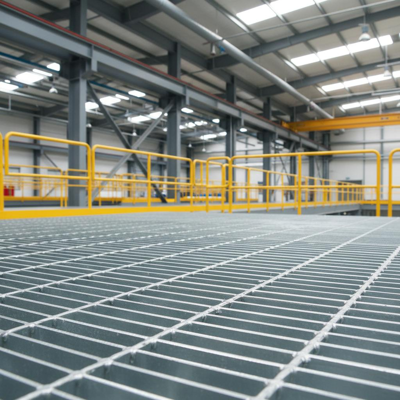 30×3mm Hot Dipped Galvanized Plain Steel Bar Grating for General Industrial Platform