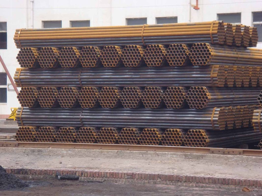 08Yu 08Al rectángulo y elipse ERW tubos de acero soldados con superficie galvanizada engrasada y negra