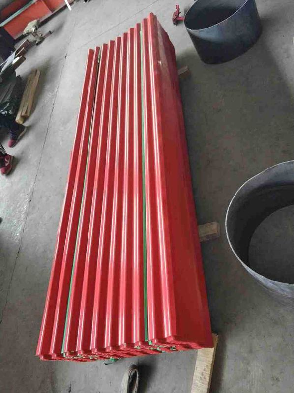 Hojas de techo de acero corrugado flexible para almacenes y proyectos especiales de construcción