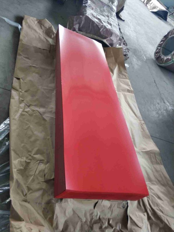 Panel de revestimiento de techo y revestimiento de pared con revestimiento de metal ondulado de color