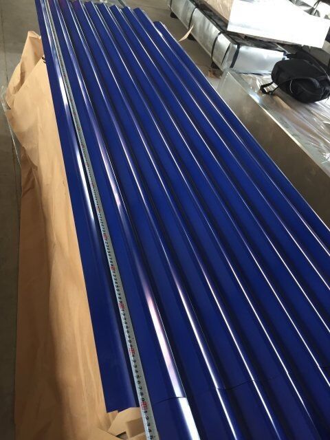 Utilización estructural Hojas de techo de acero corrugado para techos y revestimientos de paredes