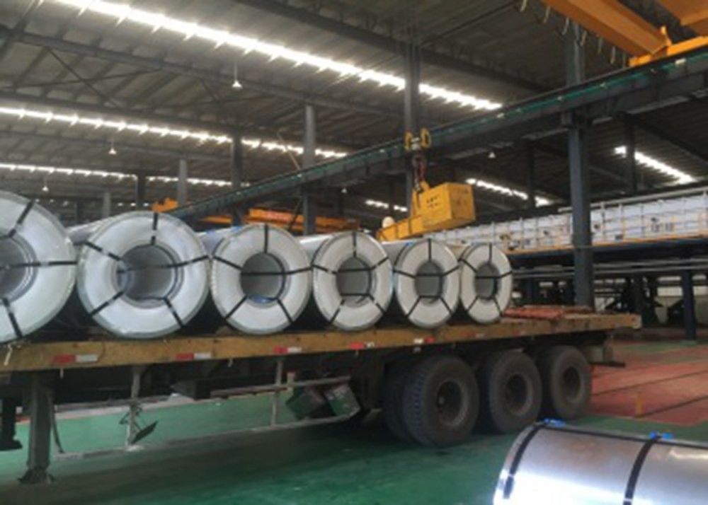 bobina de acero galvanizado DX51D para materiales de construcción, techos y paneles de aparatos