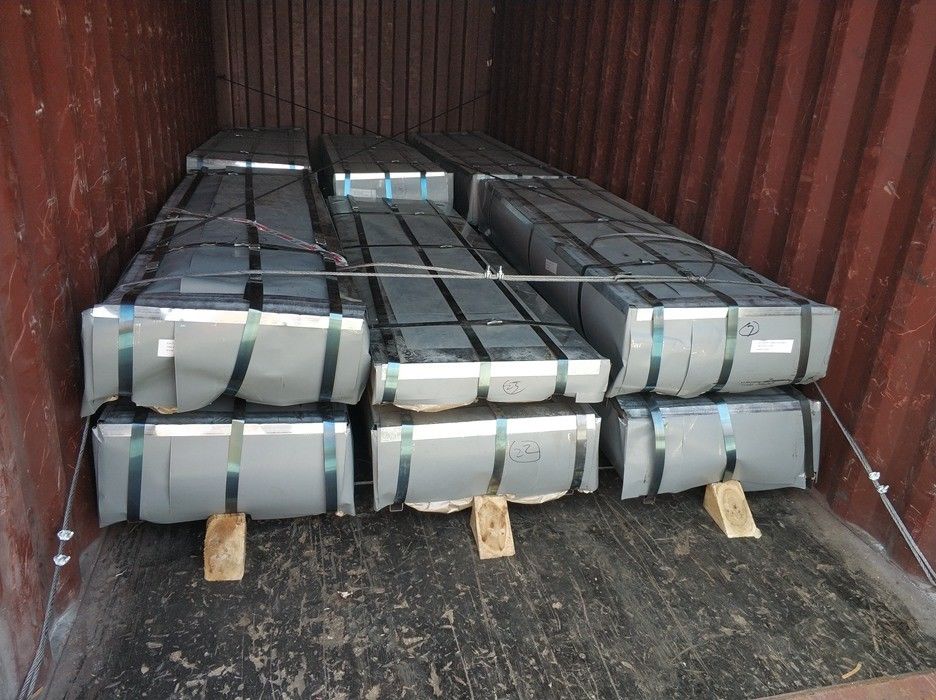 AS 1397 G550 Hoja de techo galvanizado corrugado con perfil de onda de 76 mm y recubrimiento de zinc de 40 ‰ 275 g/m2