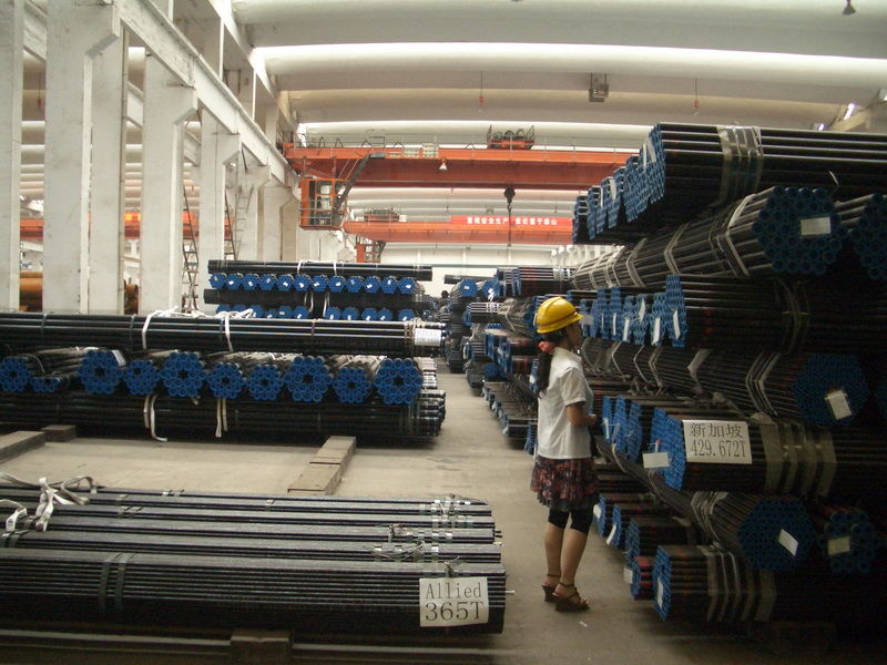 ASTM A53 Tipo E Grados A y B Tubos de acero sin costura 5.8M / 6M longitud para tuberías y aplicaciones estructurales