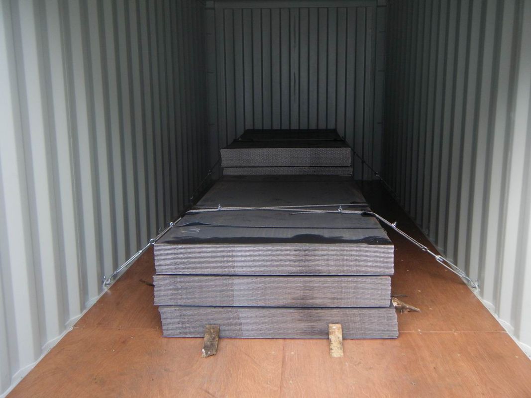 Longitud 12000mm, 1010 - 2000m m ancho JIS G 3131 SPHC, chapa de acero laminado caliente ASTM A36