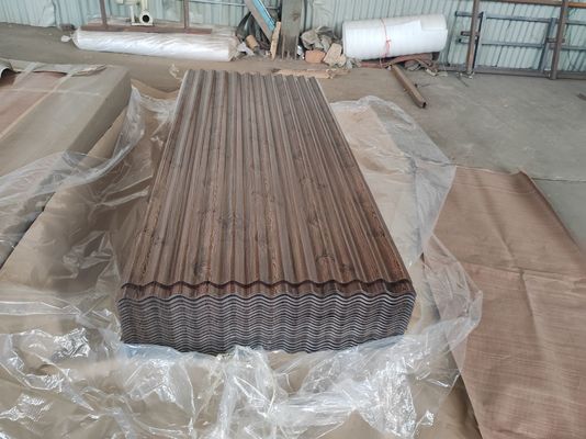 Galvanizado acanaló las hojas de la techumbre del metal con 270-500n/Mm2 rinden la fuerza 205-380n/Mm2